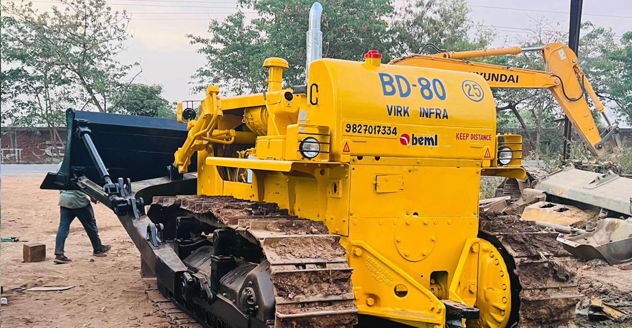S6D125 For BEML DOZER BD80